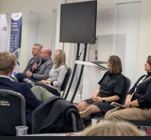 Reformulation realities. From left to right: Andrea Cattaruzza of AndCat; Michael Adams of Campden BRI; Joanne Burns of FDF Scotland; Fleur Key of Costa Coffee; and Joanne Lunn of Waitrose.