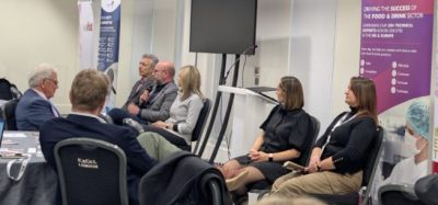 Reformulation realities. From left to right: Andrea Cattaruzza of AndCat; Michael Adams of Campden BRI; Joanne Burns of FDF Scotland; Fleur Key of Costa Coffee; and Joanne Lunn of Waitrose.